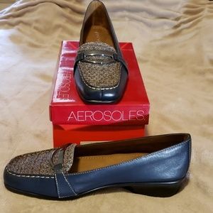 New Navy blue slip on shoes 10M